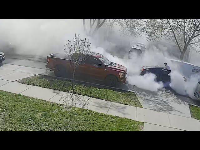 Dearborn police video shows 'burn outs' in neighborhood to celebrate wedding