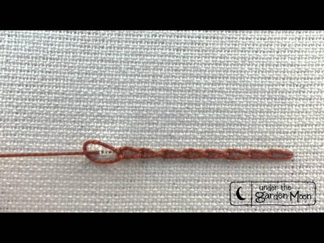 Chain Stitch Tutorial by Amy McClellan