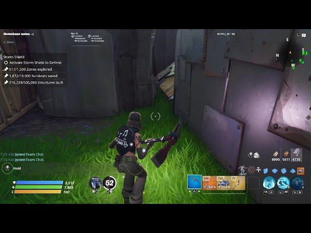 Fortnite StW material duplication glitch and free wall upgrade glitch