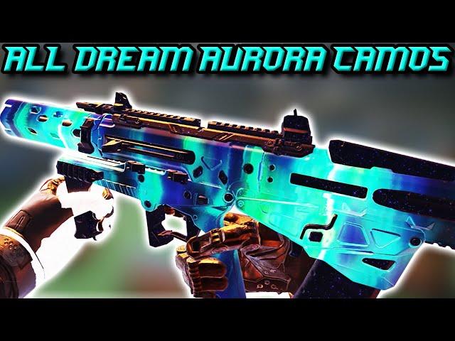 All 124 Base Weapons with Dream Aurora Camo in COD Mobile | Max Graphic Quality | Season 10