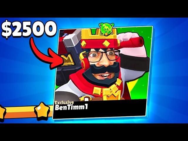 How I Unlocked the RAREST Skin in Brawl Stars!  ($2500 spent)