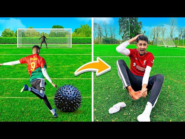 I Attempted The Weirdest Football Challenges