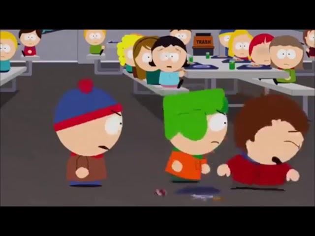 deleted scene of south park - kyle just hit clyde
