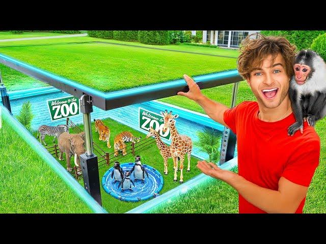 I Built a SECRET Zoo!