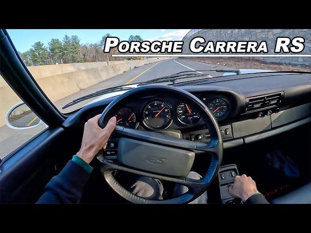 1992 Porsche 964 Carrera RS - The Air Cooled GT3 (POV Binaural Audio)