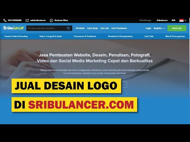 CARA MENDAPATKAN UANG DARI JUAL LOGO DI SRIBULANCER