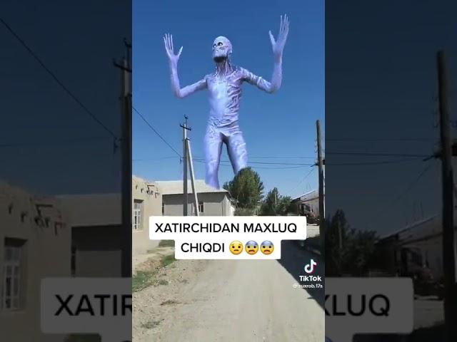 MAHLUQ CHIQDI XATIRCHIDAN TEZDA KURING XUSHYOR BULING TIK TOK VIDEOS