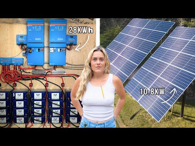 $500,000 For Power? Massive Off-Grid Solar Power System (Start to Finish Timelapse)