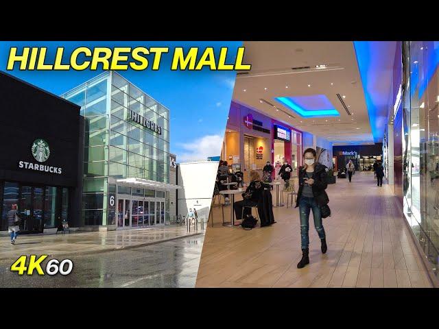 Suburban Hillcrest Mall Walk in Richmond Hill (north of Toronto)