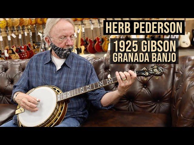 Herb Pederson playing a 1925 Gibson Granada Banjo at Norman's Rare Guitars