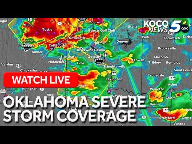 WATCH LIVE: Tracking severe storms with tornado risk in Oklahoma