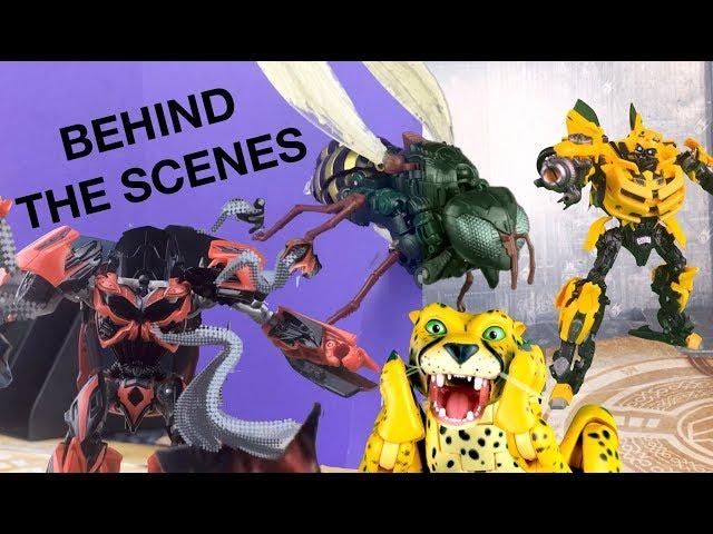 Behind the Scenes: Bumblebee VS Bumblebee VS Cheetor | Transformers Stop Motion Animation |