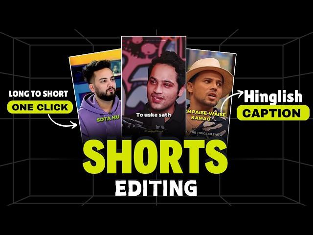 ️Podcast Shorts Kaise Banaye ? Shorts Editing Tutorial