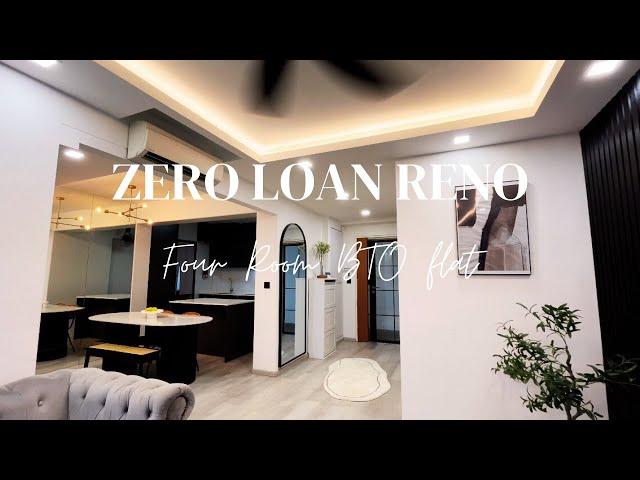 BTO 4 Room House Tour | Zero Loan Renovation Tips + Q&A