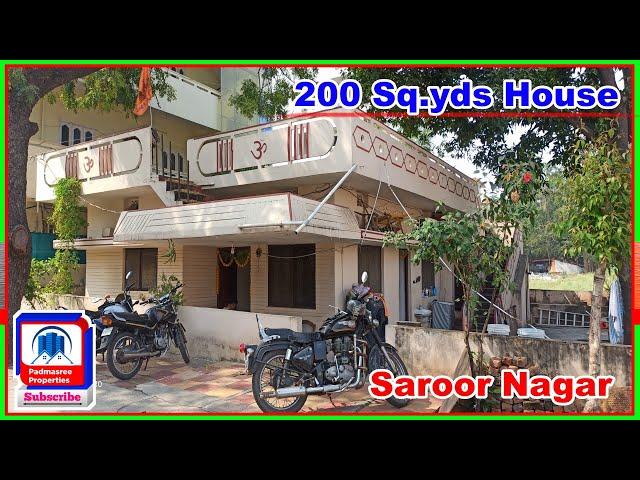 Independent House For Sale in 𝗛𝘆𝗱𝗲𝗿𝗮𝗯𝗮𝗱 || 200 Sq.yds House || Padmasree Properties