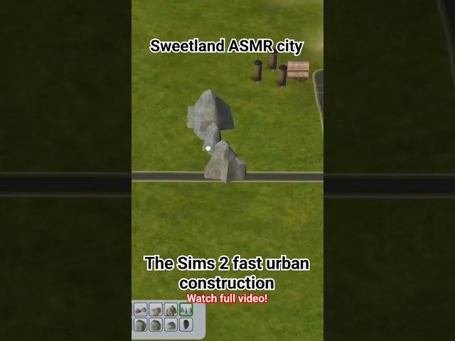 The Sims 2 ASMR fast urban construction #thesims #thesims2 #sims2 #sims3 #sims4 #asmr #симс #симс2