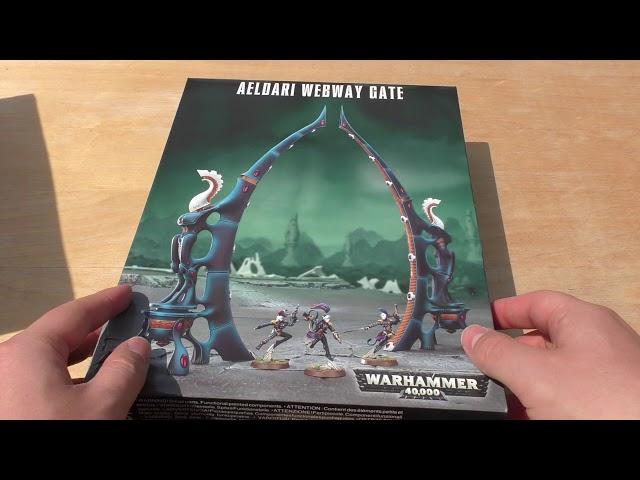 Aeldari Webway gate - Unboxing & First Look (WH40K)