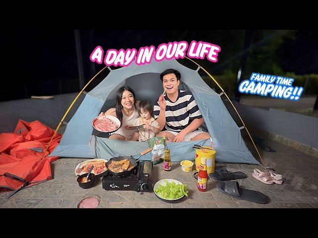 YUKA-CHAN 24 JAM CAMPING DI DEPAN RUMAH | a day in our life