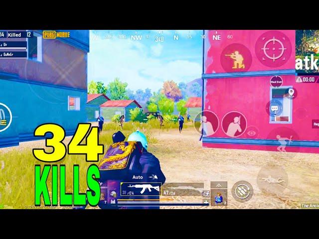 34+ kills | Duo vs squad | PUBG MOBILE | GUNNER GAMING