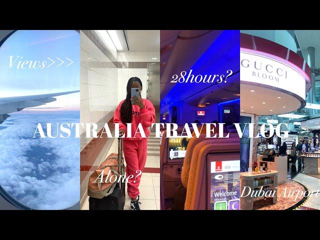 TRAVEL VLOG: MOVING TO AUSTRALIA  AS AN INTERNATIONAL STUDENT | FYLING ALONE FOR THE FIRST TIME!