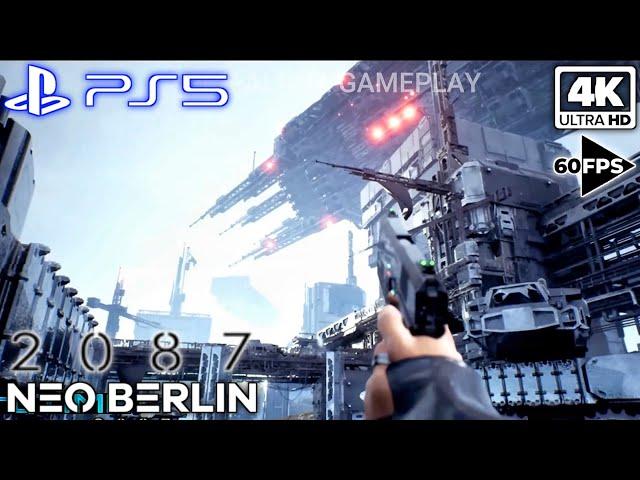 NEO BERLIN 2087  – New Exclusive Alpha-Gameplay (PS5) | 4K 60FPS