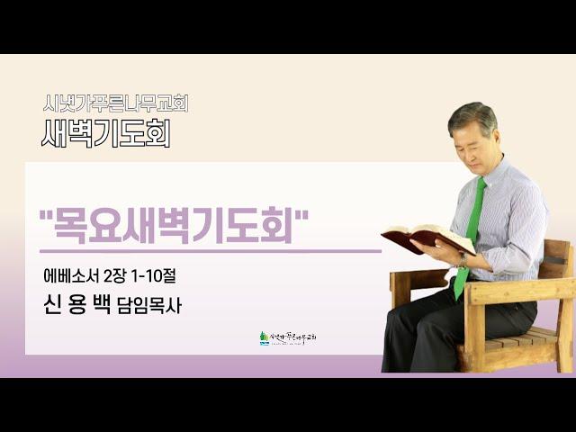 2024년 12월 26일 목요새벽기도회 | 엡 2:1-10 | 신용백 담임목사