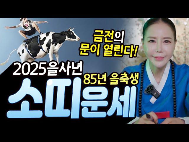 금전의 문이 열린다~! X월은 문이 더 열려~ 2025년 85년 을축생 소띠운세! [월화신당]
