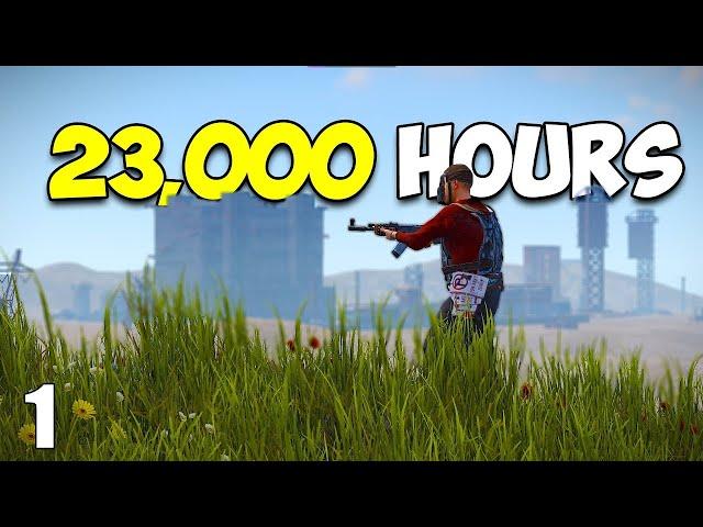 I Survived as a 23,000 hour Solo in Vanilla Rust..