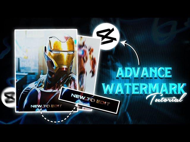 Capcut | Watermark Tutorial