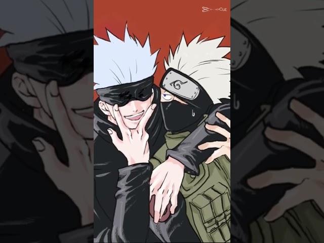 Gojo satoru x Kakashi hatake | Naruto | | Jujutsu kaisen | #anime #shorts #ytshorts #kakashi #gojo