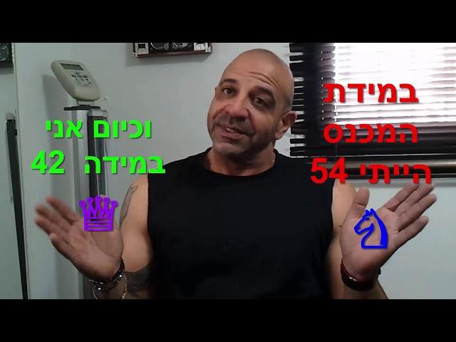 תפריט דיאטה מהירה לגברים, קובי עזרא דיאטה