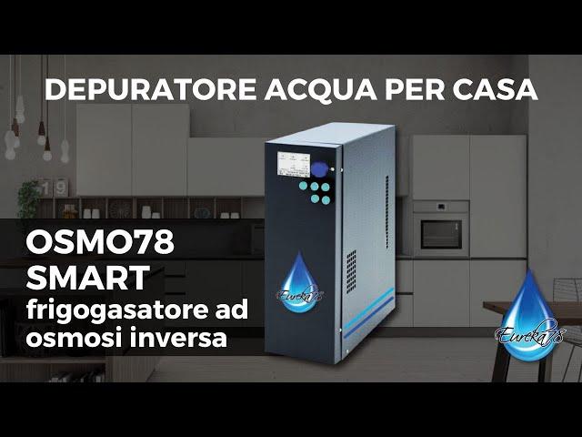 Depuratore Acqua per Casa OSMO78 SMART ad osmosi con miscelatore multifunzione a 5 vie nero