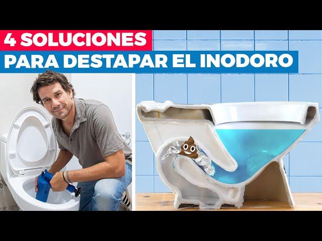 4 soluciones para destapar el inodoro