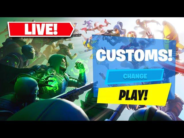  LIVE FORTNITE DAY OF DOOM LTM SEASON 4 CUSTOMS  WITH VIEWERS CHAPTER 5 EU