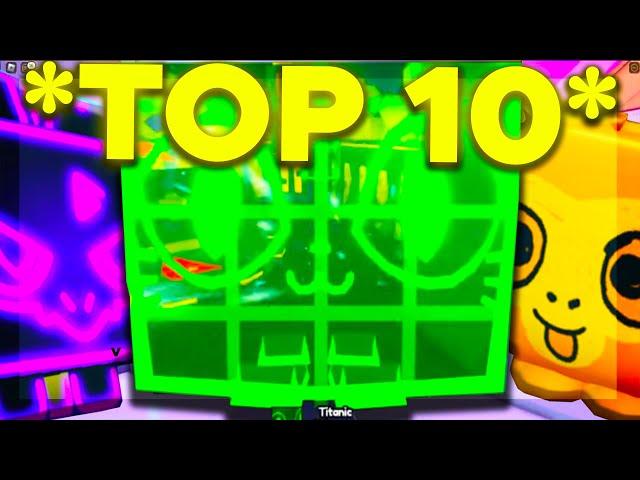 TOP 10 LUCKIEST YOUTUBERS EVER In Pet Simulator X! 