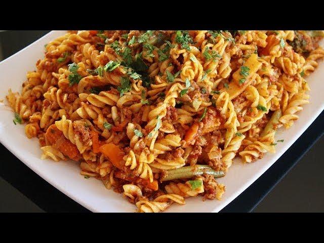 Homemade Easy Pasta Recipe - Afghani Cooking Channel - Macaroni Afghani