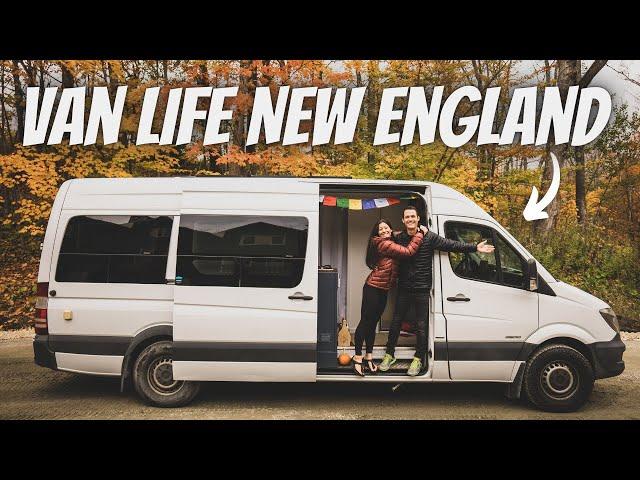 72 HOURS OF VAN LIFE IN NEW ENGLAND (this is what it's really like)