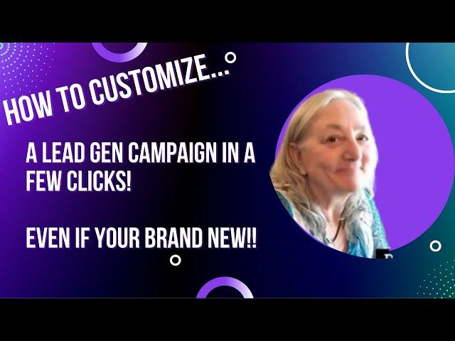 How I Customized a "Generic Lead Campaign" inside of MLSP (MyLeadSystemPro)