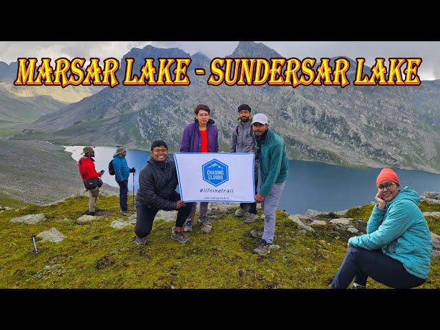 Marsar Lake || SunderSar Lake || Mountain Magic || Chasing Clouds || Tarsar Marsar Trek 2024 Ep16