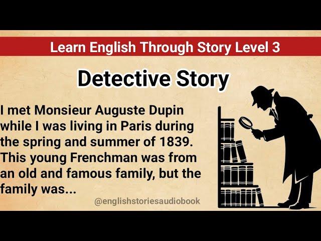 Learn English Through Story Level 3 | Graded Reader Level 3 | English Story| Detective Story