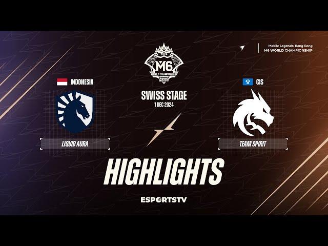 Team Liquid ID vs Team Spirit HIGHLIGHTS M6 World Championship | TS vs TLID ESPORTSTV