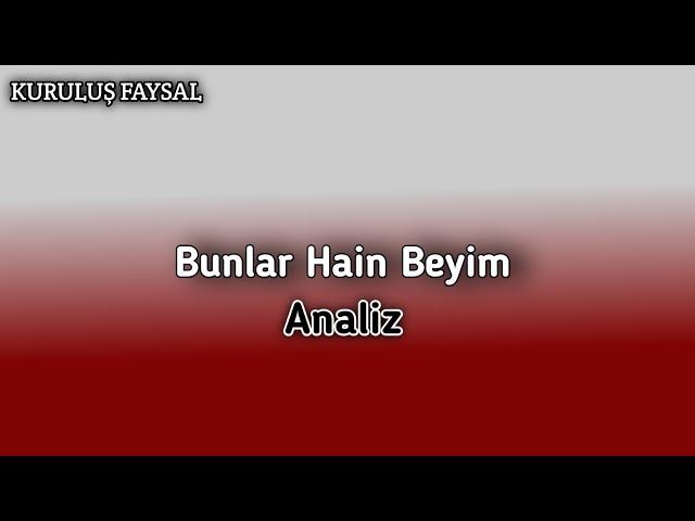 Bunlar hain Beyim ? | Kuruluş Faysal