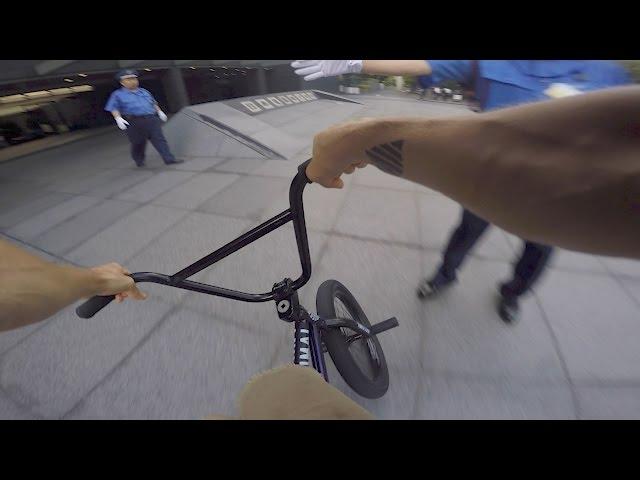 BMX vs SECURITY in JAPAN *HE NAILED ME!*