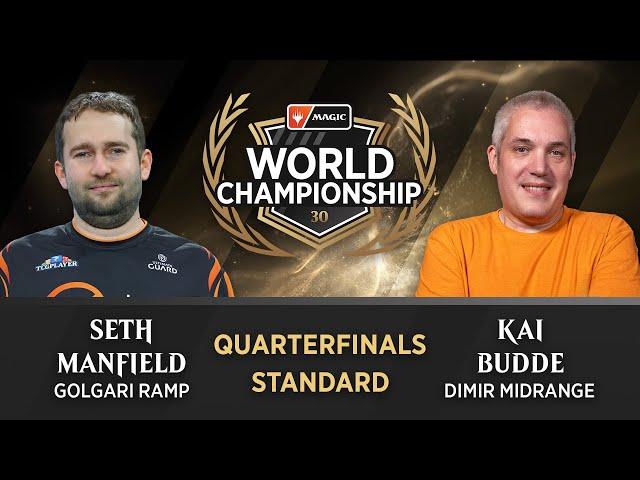 Quarterfinal | Seth Manfield vs Kai Budde | Standard | #MTGWorlds