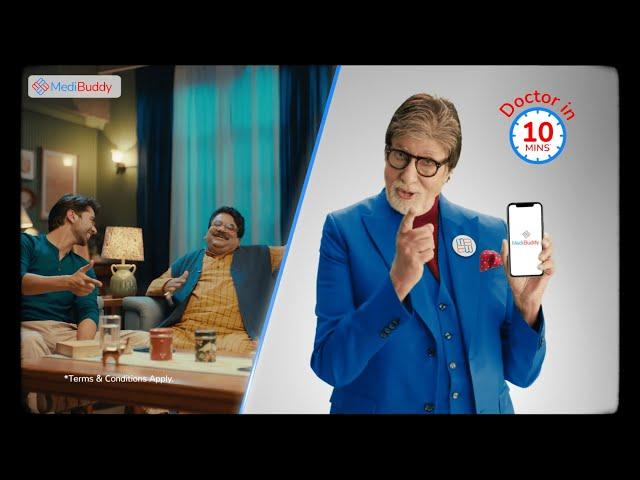 Gastroenterologists in 10 minutes! | Ft Amitabh Bachchan | #MediBuddy #DoctorIn10Mins