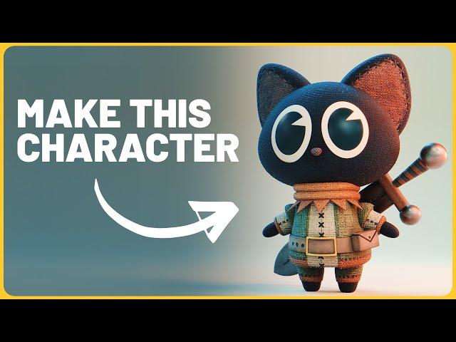 3D Cat - Blender Character Modeling for Beginners | Real-Time Tutorial