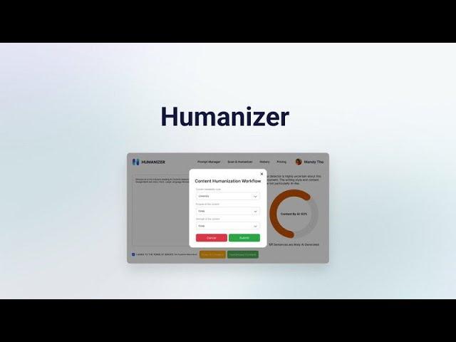 Humanizer Lifetime Deal - All-in-one AI tool for content creation, detection, and humanization