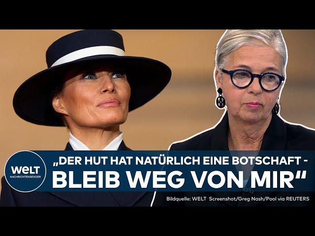 DISTANZIERTE FIRST LADY: Hut und High Heels - Die geheimnisvolle Botschaft von Melania Trumps Mode