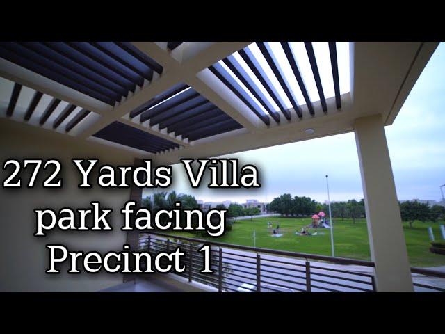 New 272 yards Villa for sale in Precinct 1 Bahria Town Karachi, Pakistan.