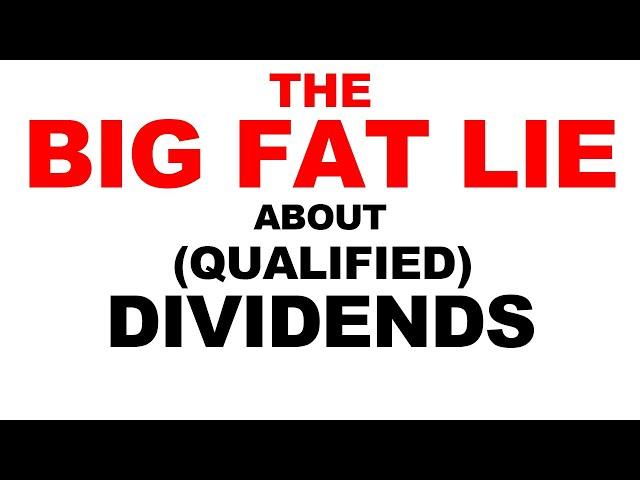 You will regret investing for qualified dividends. Here's why